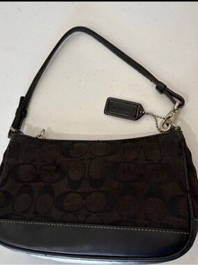 Coach Black Vintage Bag with Silver Hardware